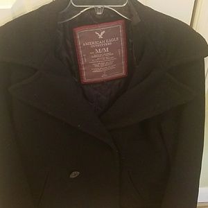 American eagle men's navy peacoat medium